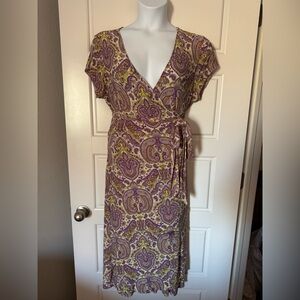 Paisley Wrap Dress